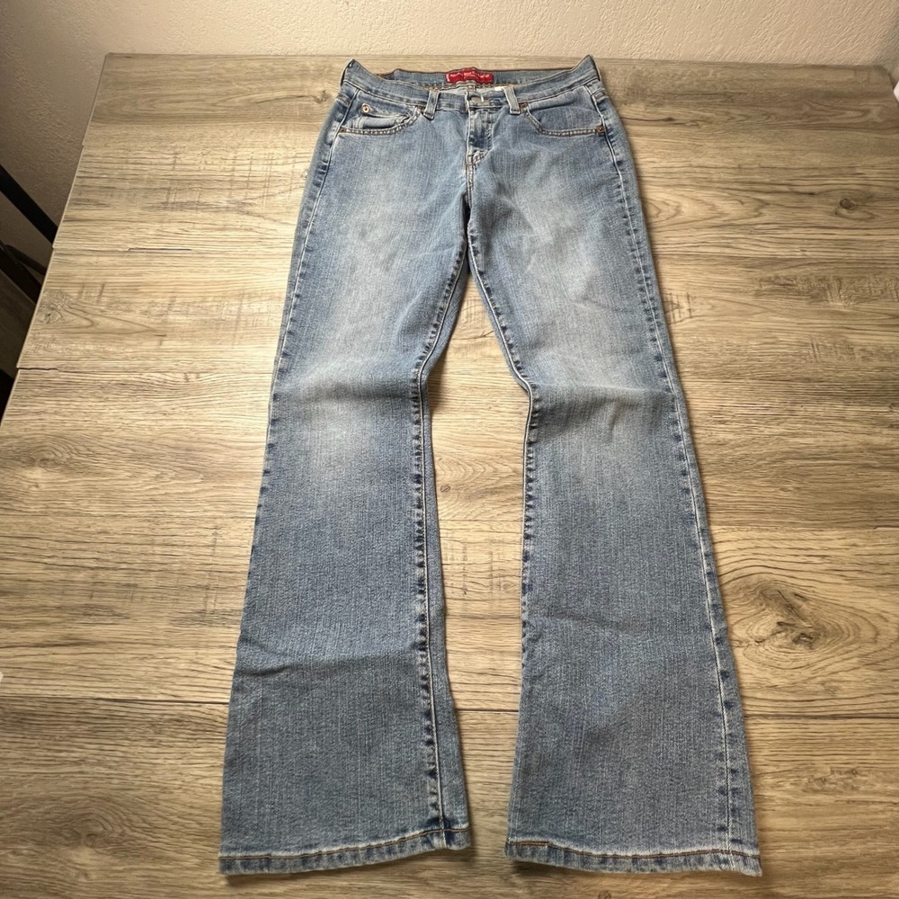 Levis 515 Jeans Womens 6M Blue Nouveau Bootcut Stretch Low Rise Denim